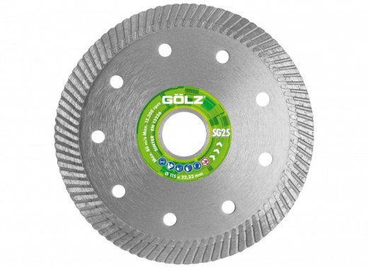 Turbo Diamant-Trennscheibe SG25 - Gesintert Ø 230 mm / 22,23 mm