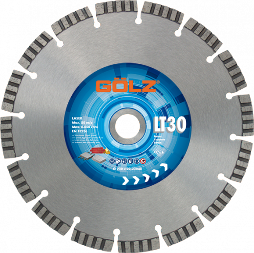 GÖLZ Diamant-Trennscheibe LT30 - Beton universal Ø 150 mm / 22,23 mm
