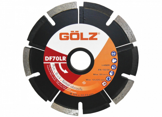 Diamant-Fräser DF70LR - Ø 125 mm / 22,23 mm