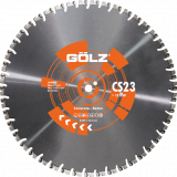 GÖLZ Diamant-Trennscheibe CS23 Beton-Stahlbeton Ø 600 mm / 25,4 mm + NL