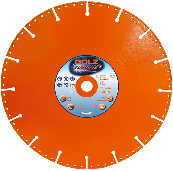 GÖLZ Diamant-Trennscheibe Stardust Stahl Premium Grip Technologie Ø 300 mm / 20,0 mm