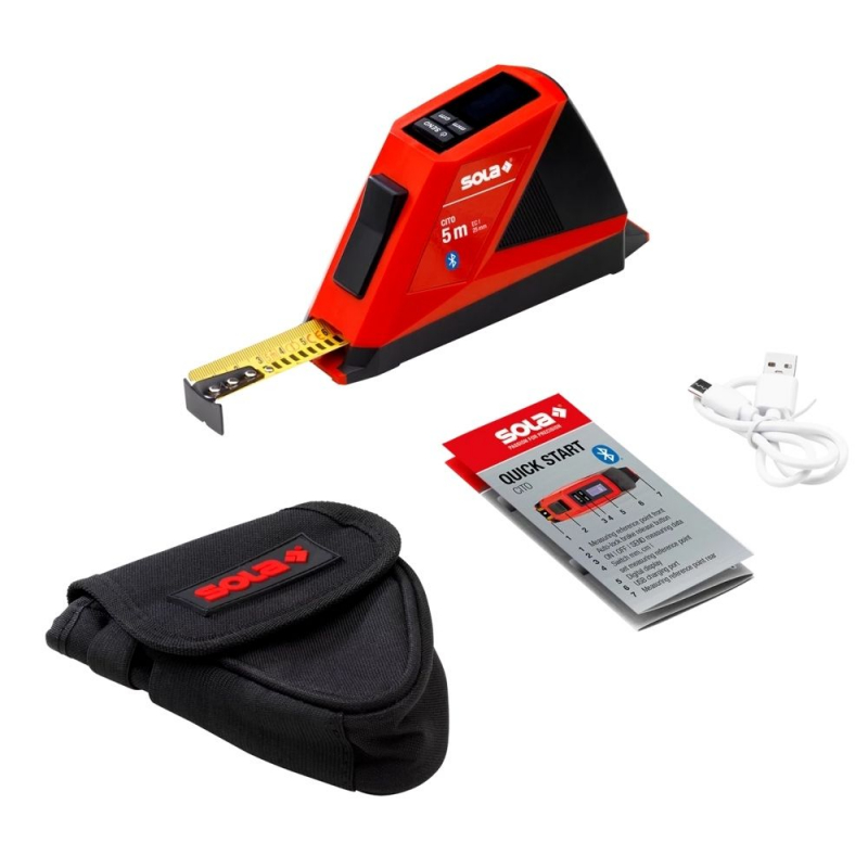SOLA digitales Rollbandmaß CITO inkl. Tasche