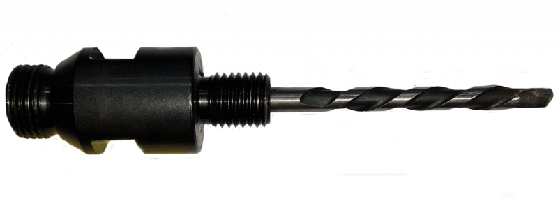 GÖLZ Adapter mit Zentrierbohrer für Dosensenker R1/2 / M16 - Cardi / Bender / Weka