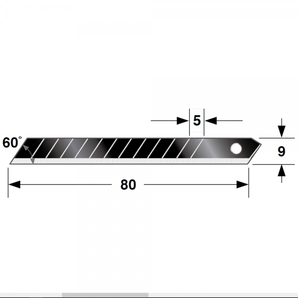 Ersatzklingen 9mm Tajima RAZAR Black (10 Stk.)