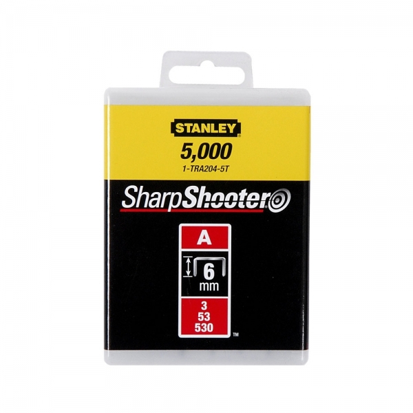 Stanley Klammern TYP A 6 mm 1/4 (5000 Stk.)