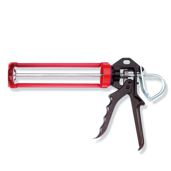 Auspresspistole, halboffen m. langem Hebel 310 ml