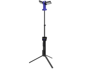LED-Strahler mit Stativ Akku + 230 V HYBRID 11.500 Lumen