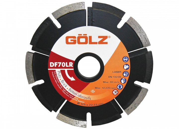 Diamant-Fräser DF70LR - Ø 125 mm / 22,23 mm