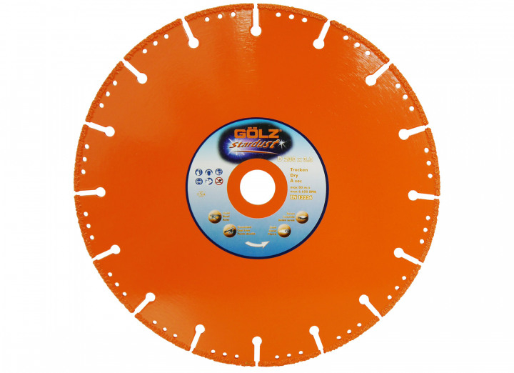 GÖLZ Turbo Diamant-Trennscheibe Stardust Stahl - Stahl Highspeed Ø 230 mm / 22,23 mm