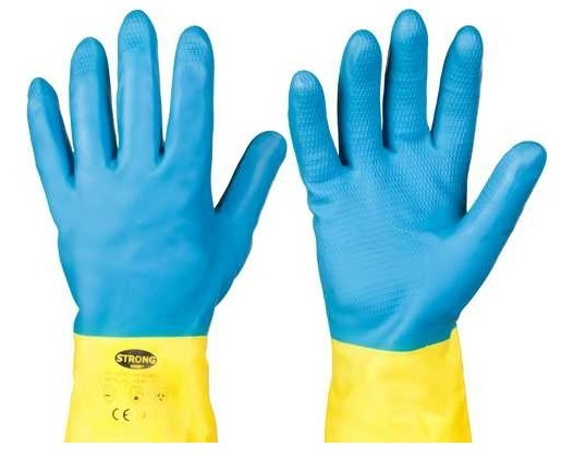 Schutzhandschuhe KENORA, gelb/blau CAT3 Gr. 11