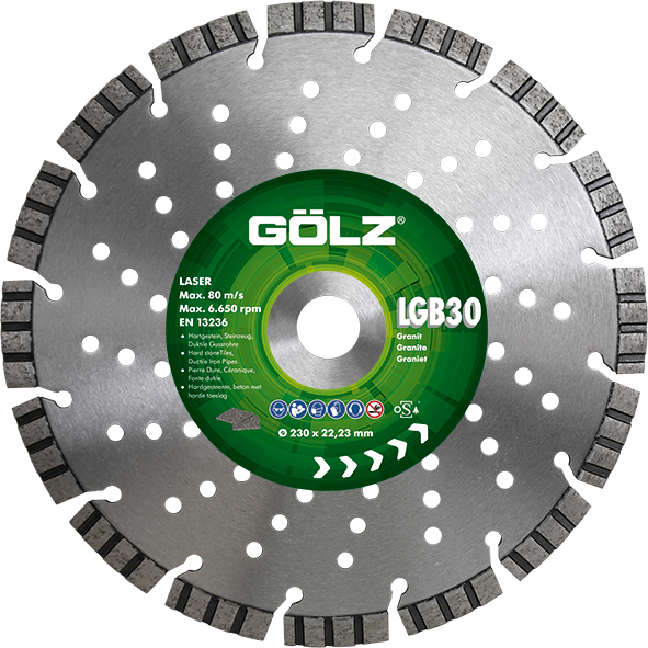 Diamant-Trennscheibe LGB30 Granit Premium Ø 125 mm / 22,23 mm
