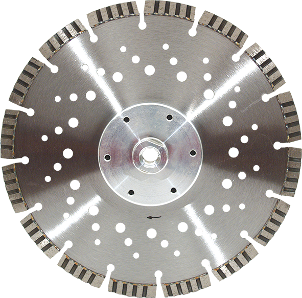 Diamant-Trennscheibe LGB30 Granit Premium Ø 230 mm mit Flansch M14-Ø75 / TK64x6