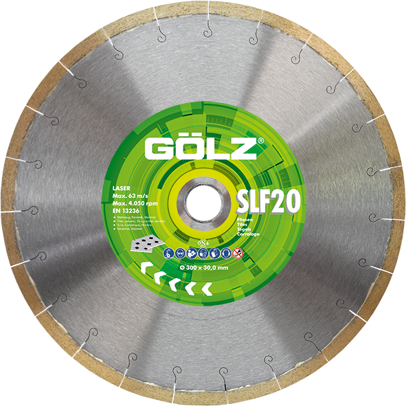 Diamant-Trennscheibe SLF20 Premium Plus Qualität - Gelötet Ø 250 mm / 25,4 mm