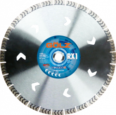 GÖLZ Diamant-Trennscheibe RX1 Allround Lasergeschweißt Ø 400 mm / 20,0 mm