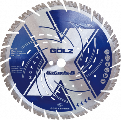 ​​​​​​​GÖLZ Diamant-Trennscheibe Galaxis-B Beton Premium Ø 350 mm / 25,4 mm