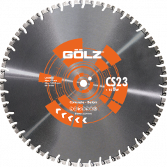 GÖLZ Diamant-Trennscheibe CS23 Beton-Stahlbeton Ø 1.000 mm / 25,4 mm + NL