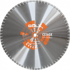 GÖLZ Diamant-Trennscheibe CS26GX Beton - Lasergeschweißt Ø 600 mm / 25,4 mm