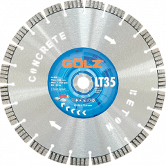 GÖLZ Diamant-Trennscheibe LT35 Beton - Lasergeschweißt Ø 500 mm / 25,4 mm