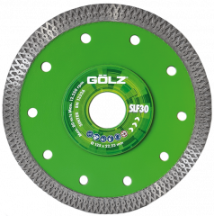 GÖLZ Diamant-Trennscheibe SLF30 Natur- und Kunststeinfliesen Ø 230 mm / 22,23 mm