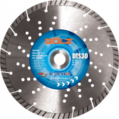 GÖLZ Diamant-Trennscheibe DTS30 Turbo - Gesintert Ø 115 mm / 22,23 mm