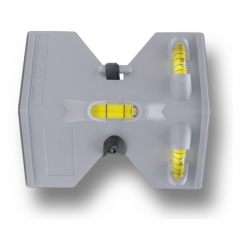 SOLA Pfosten-Wasserwaage aus Kunststoff 140 x 92 mm