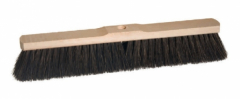 Saalbesen aus Sattelholz, schwarz 60 cm