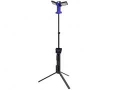 LED-Strahler mit Stativ Akku + 230 V HYBRID 11.500 Lumen