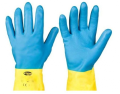 Schutzhandschuhe KENORA, gelb/blau CAT3 Gr. 11