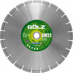 Diamant-Trennscheibe GN25 Granit Standard - Lasergeschweißt Ø 400 mm / 30,0/25,4 mm