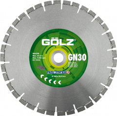 GÖLZ Diamant-Trennscheibe GN30 Granit Premium - Gelötet Ø 600 mm / 60,0 mm